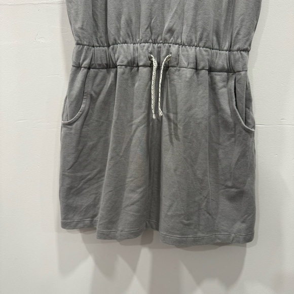 Zella Kids Casual Athleisure Tank Dress Drawstring Gray Size Large 10/12 - Picture 3 of 5